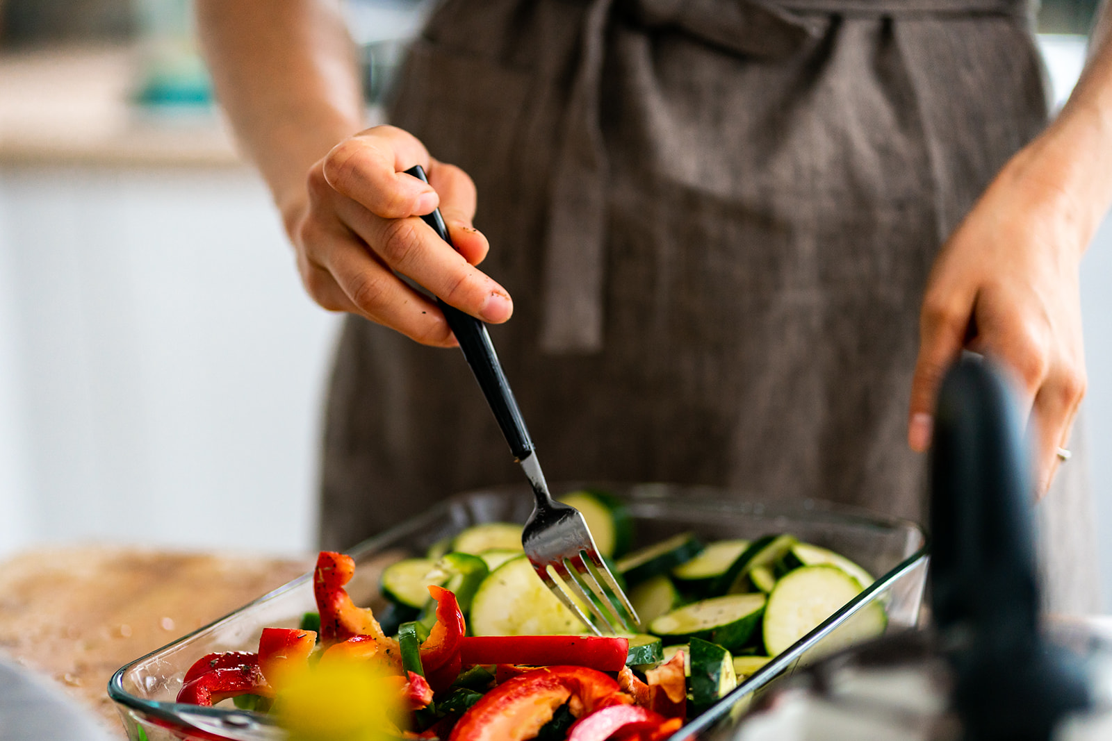 Photographe de cuisine saine à domicile