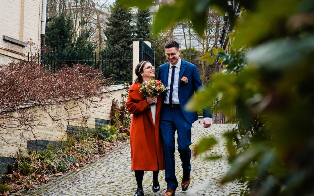 Aurélie et Guillaume, abbaye de la Cambre, Ixelles