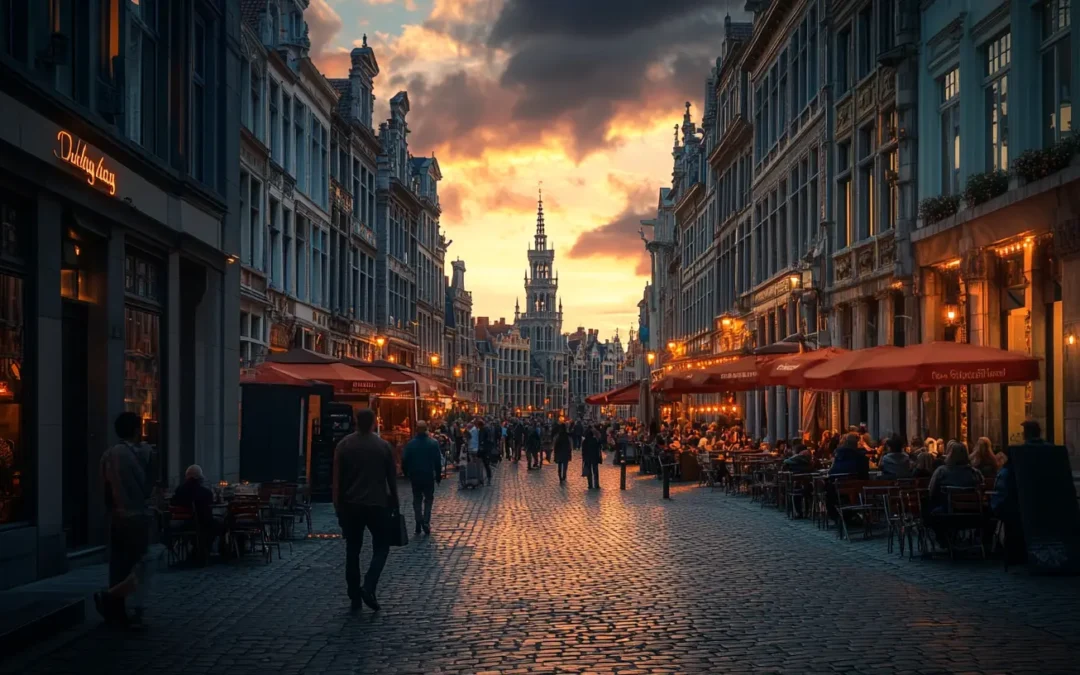 "Monuments Iconiques Bruxelles Lumière"