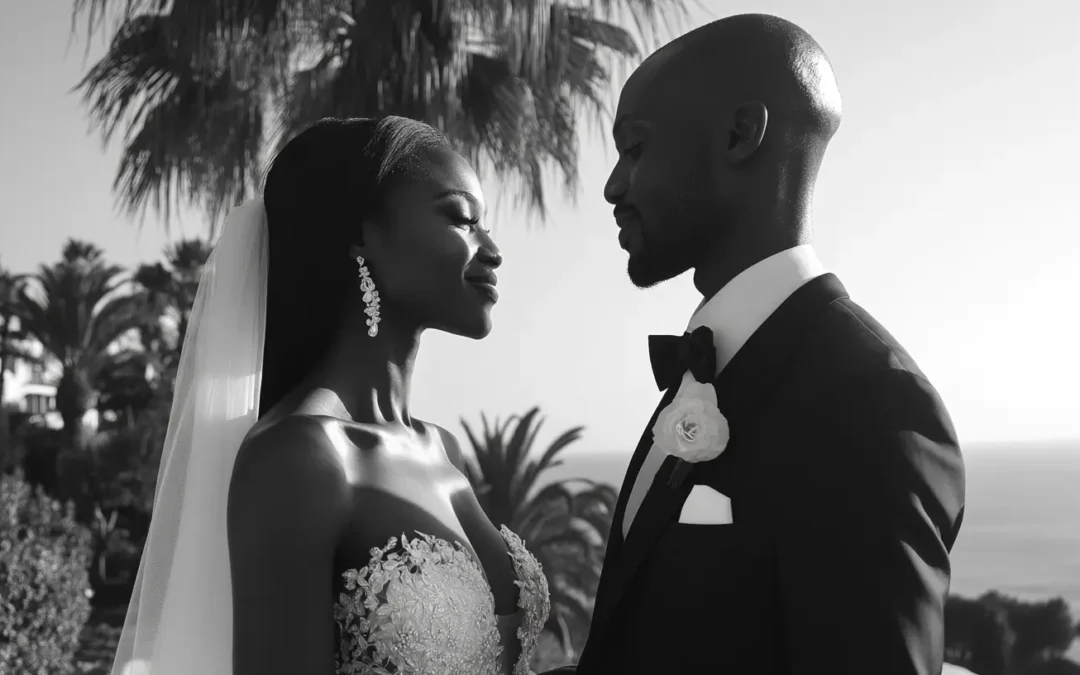 French Riviera Destination Wedding Photography Scene