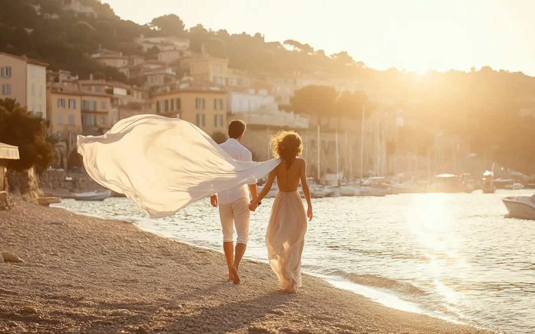 French Riviera Wedding Photographer Fluent English Beach